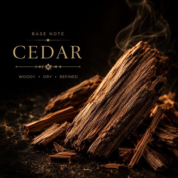Vanilla, Patchouli, Cedar, Cashmere Wood