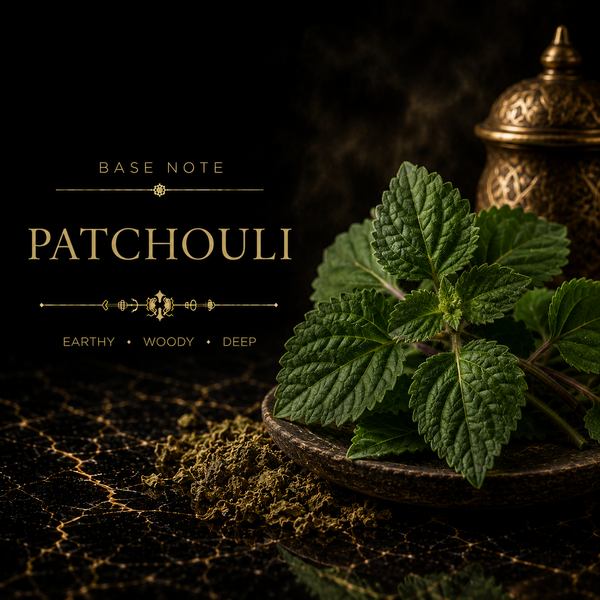 Oud (Agarwood), Patchouli, Musk