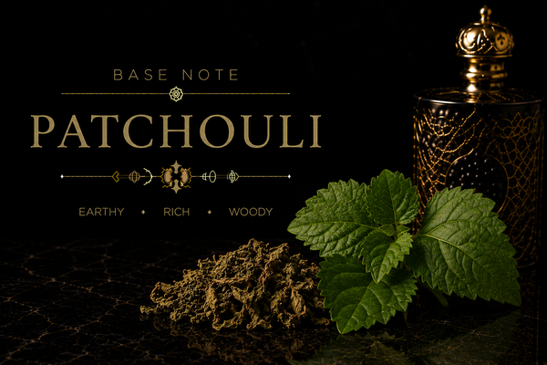 Patchouli, Vanilla, Birch, Jasmine, Rose