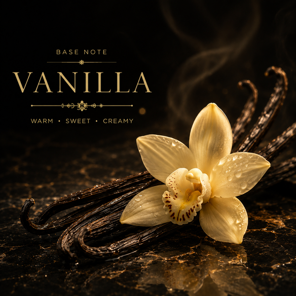 Vanilla, Patchouli, Cedar, Cashmere Wood