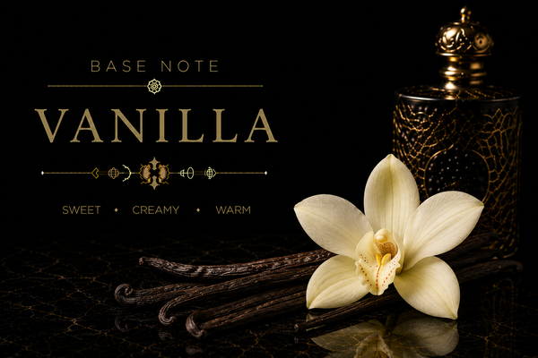 Patchouli, Vanilla, Birch, Jasmine, Rose