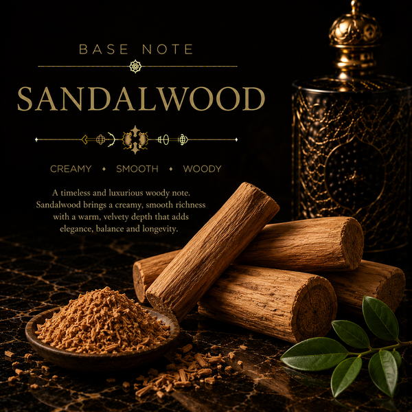 Ambergris, Sandalwood, Oakmoss
